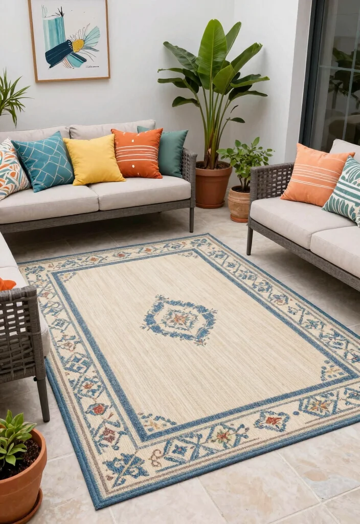14 Outdoor Rugs Patio Waterproof That Actually Dry Fast - 14. Creating a Cohesive Look 1