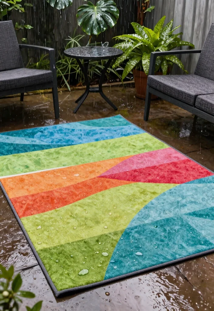 14 Outdoor Rugs Patio Waterproof That Actually Dry Fast - 2. Quick-Dry Technology 1