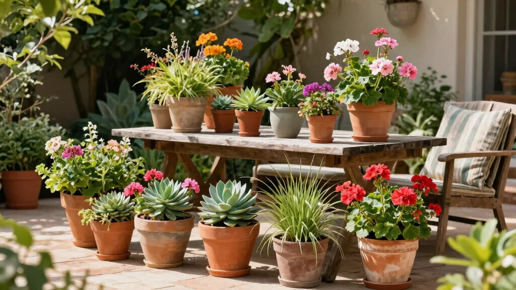 14 Patio Potted Plant Ideas That Survive Heat and Forgot Watering