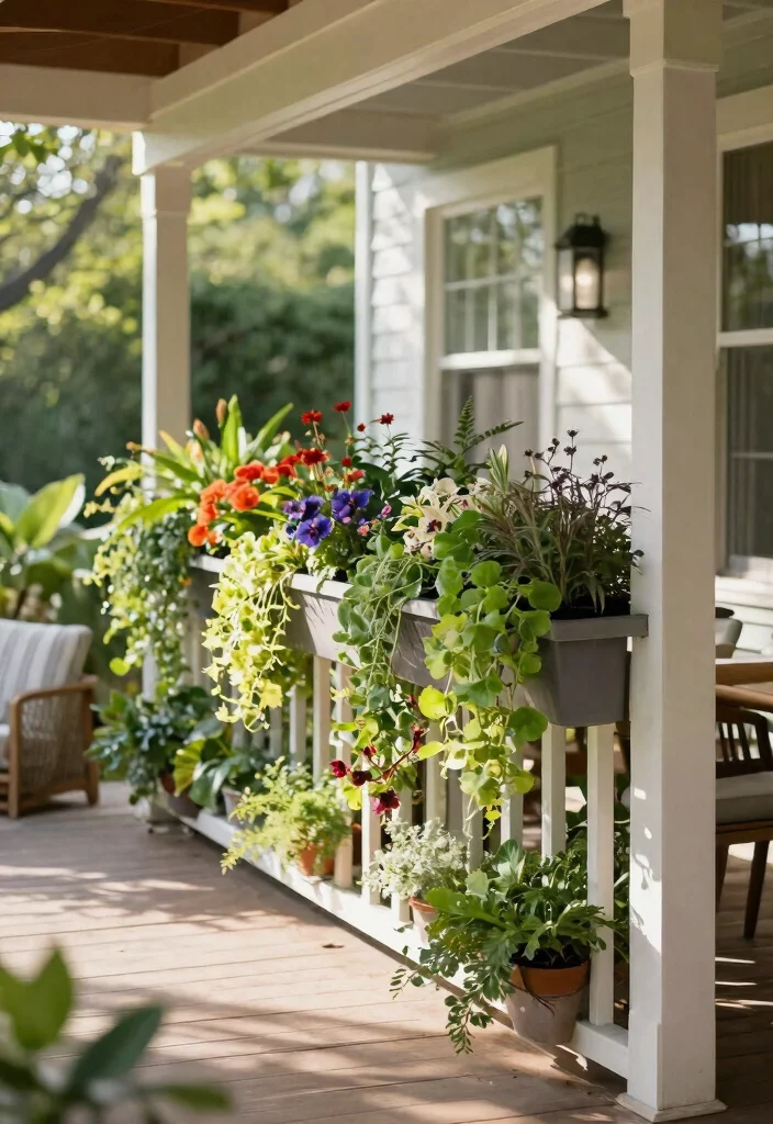 14 Porch Railing Ideas That Meet Code and Still Look Good - 3. Living Plant Wall Railings 1