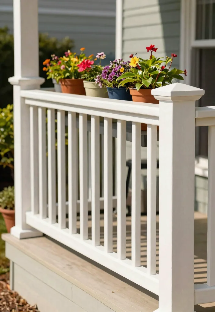 14 Porch Railing Ideas That Meet Code and Still Look Good - 9. Composite Railings 1