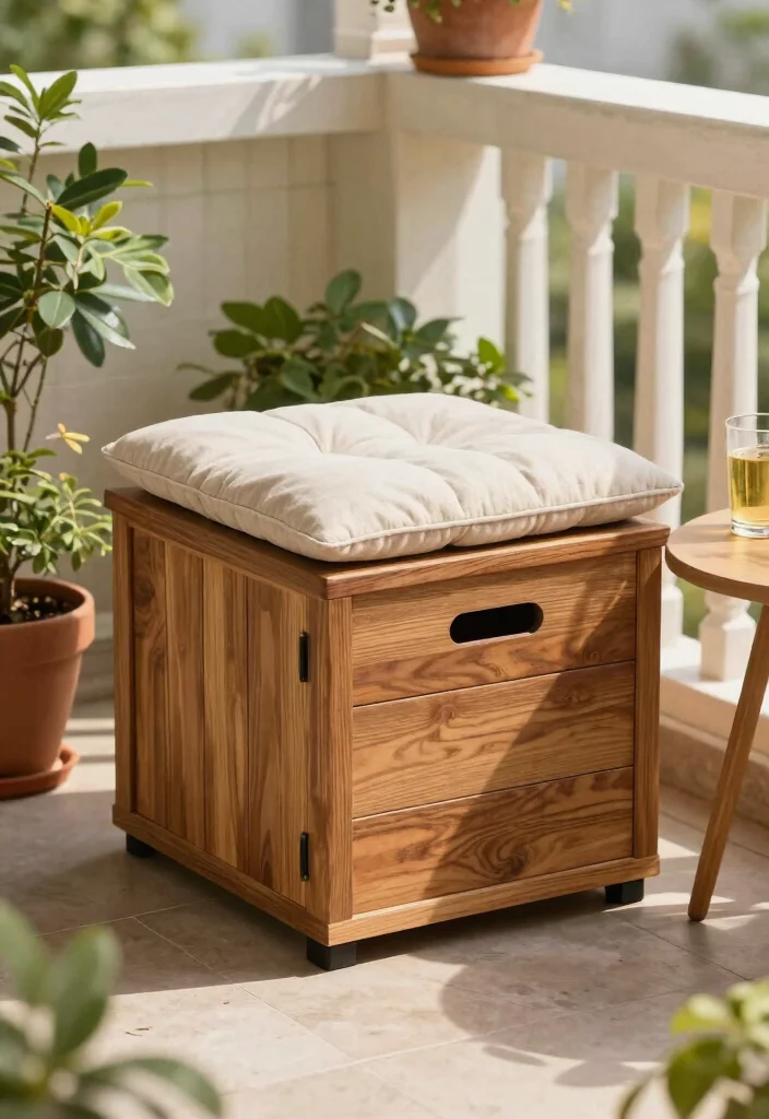 15 Balcony Storage Ideas for Renters Who Can't Drill or Mount - 10. Outdoor Storage Box 1