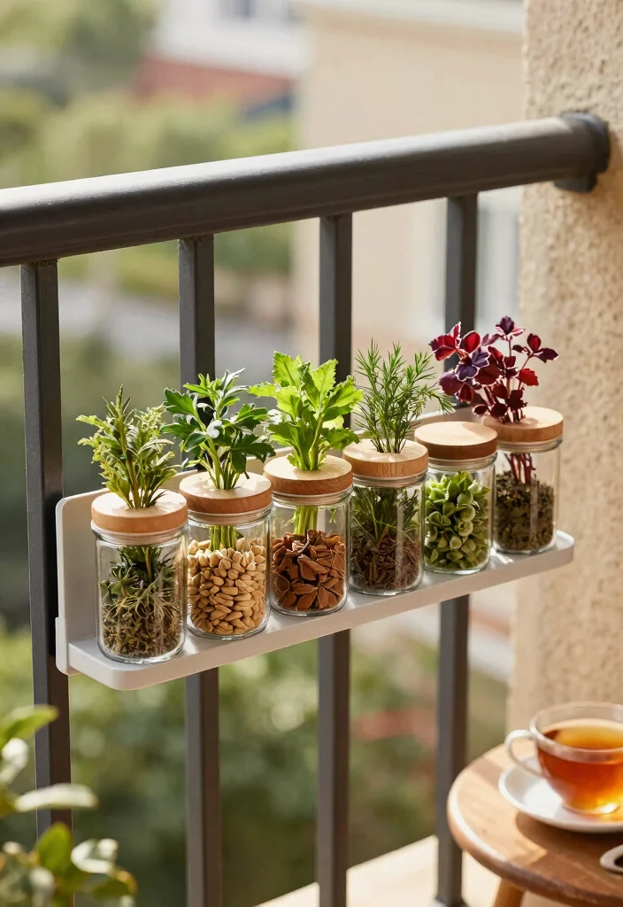 15 Balcony Storage Ideas for Renters Who Can't Drill or Mount - 7. Magnetic Spice Jars 1