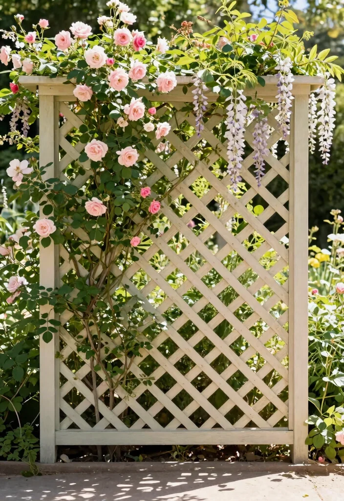15 Fence Topper Ideas for Privacy Without Building Taller - 1. Lattice Panels for Vertical Charm 1