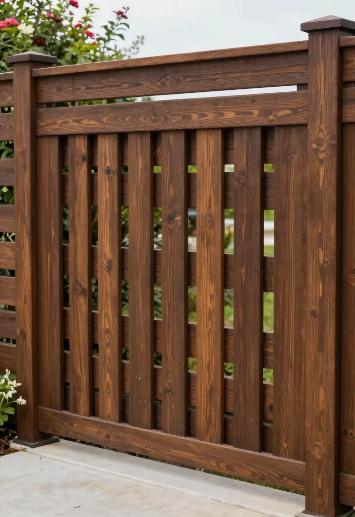 15 Fence Topper Ideas for Privacy Without Building Taller - 15. Privacy Slats 1