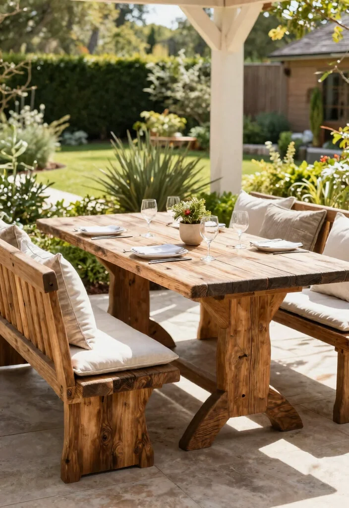 15 Modern Farmhouse Barstools That Support Heavy Use Daily - 6. Farmhouse-Style Benches 1