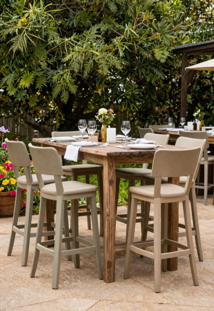 15 Modern Farmhouse Barstools That Support Heavy Use Daily - 9. Solid Frame Barstools 1