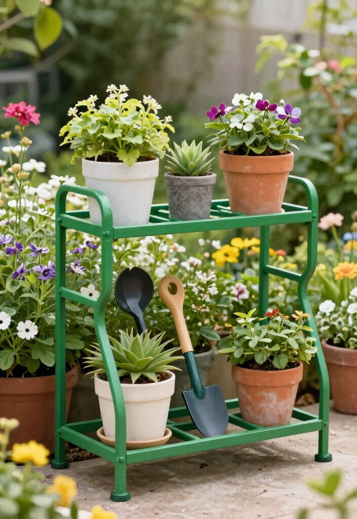 15 Outdoor Storage Cabinet Ideas That Keep Tools Dry and Hidden - 8. Bike Storage Rack for Tools 1
