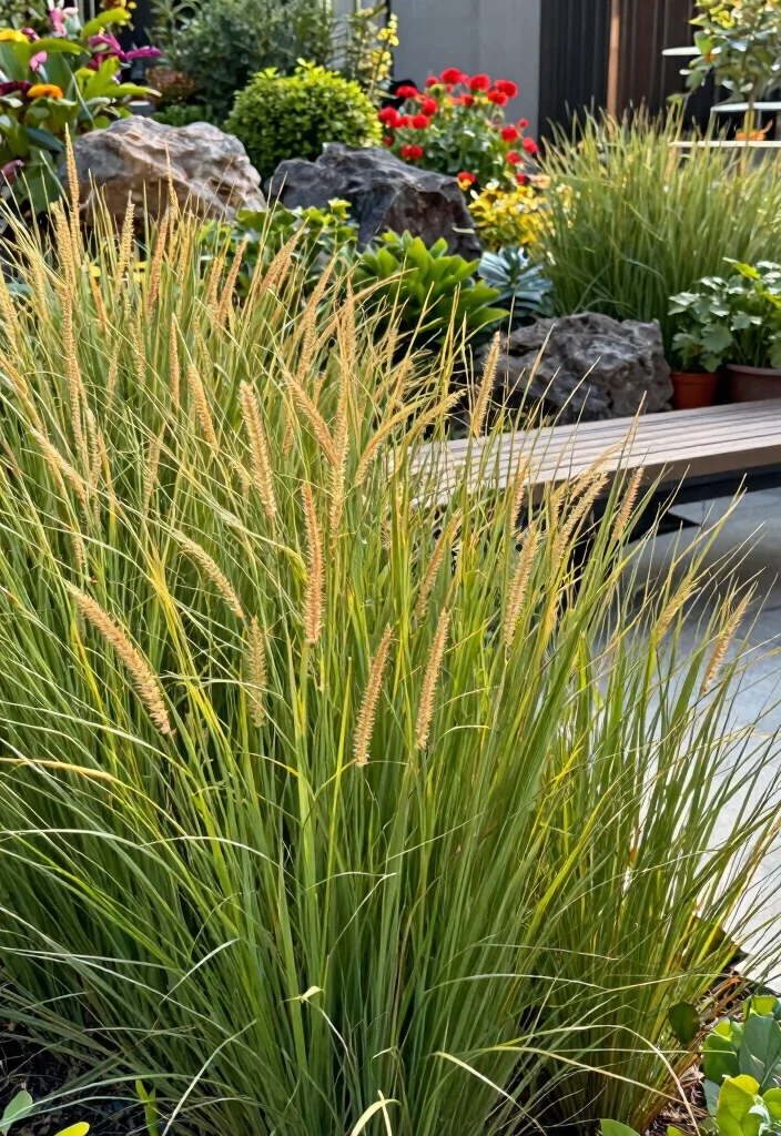 15 Privacy Plants Fence Ideas That Block Views Year-Round - 1. Tall Fescue Grass: A Natural Barrier 1