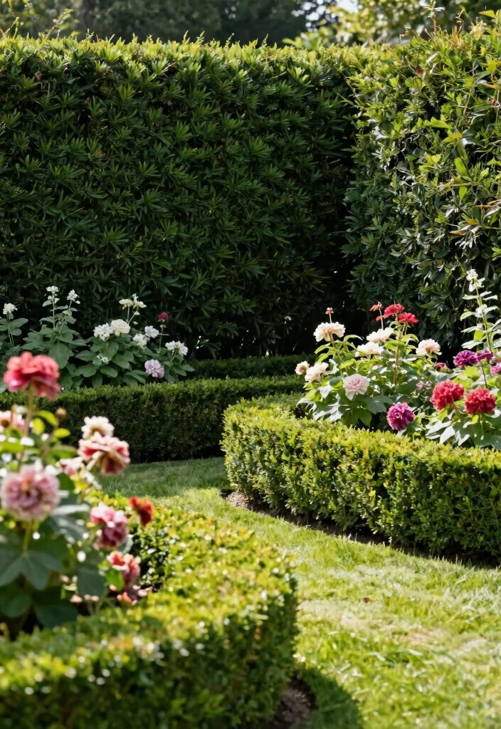 15 Privacy Plants Fence Ideas That Block Views Year-Round - 2. Dense Boxwood Hedges: Classic Charm 1