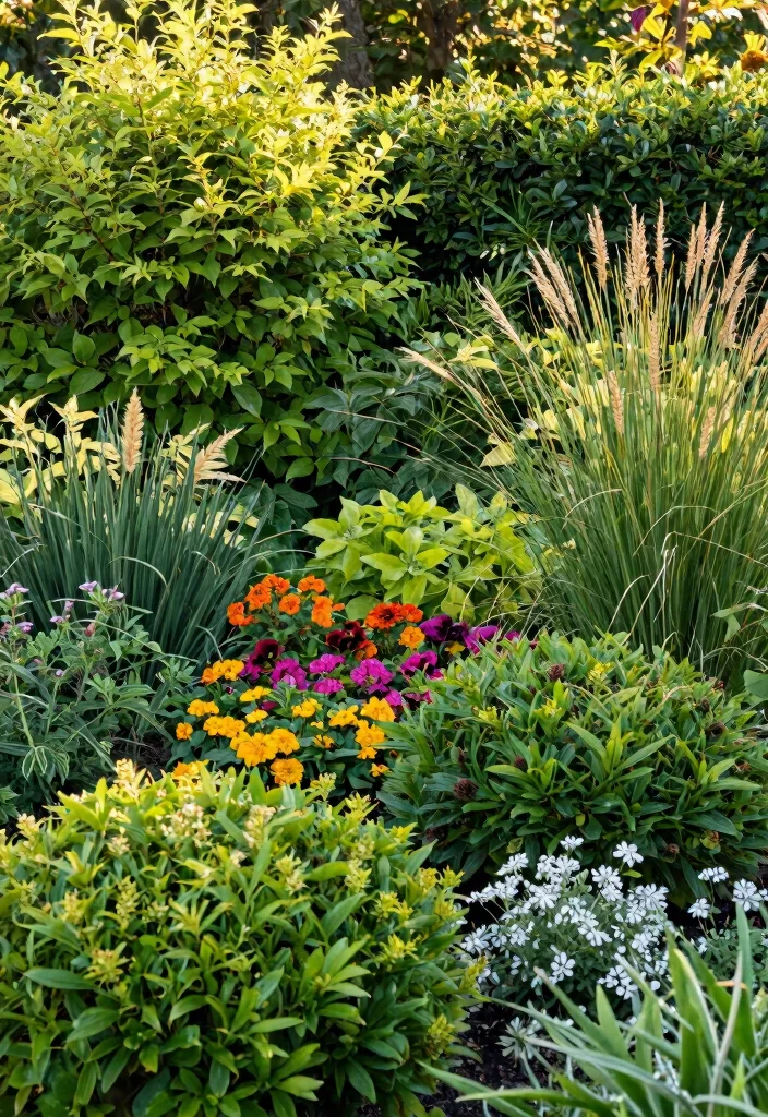 15 Privacy Plants Fence Ideas That Block Views Year-Round - 8. Mixed Borders for Multi-Layered Privacy 1