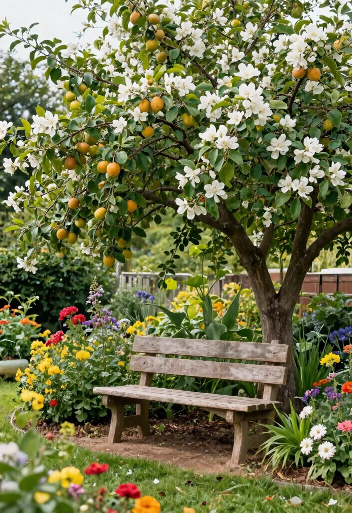 15 Privacy Plants Fence Ideas That Block Views Year-Round - 9. Fruit Trees for Dual Purpose 1