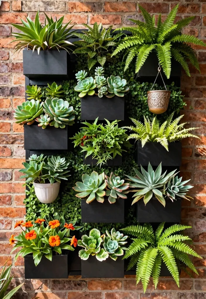 15 Rental Patio Ideas That Don't Require Landlord Permission - 1. Vertical Gardens 1