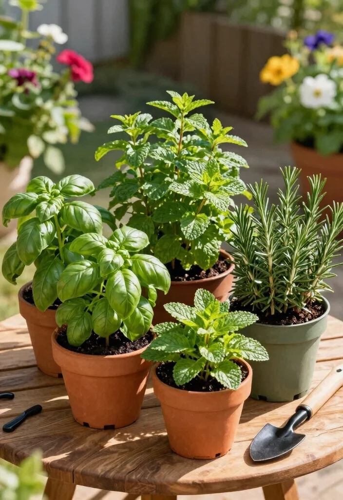 15 Rental Patio Ideas That Don't Require Landlord Permission - 5. Herb Gardens in Containers 1