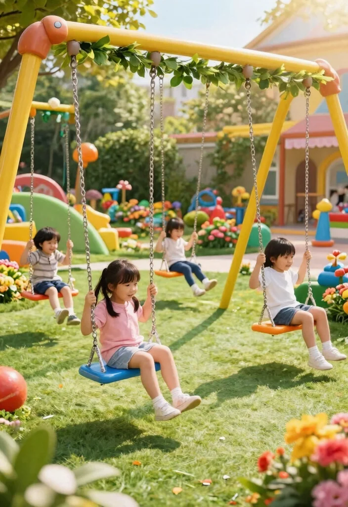 15 Swing Chair Outdoor Ideas That Hang Without Drilling Into Walls - 15. Hanging Chair Swings for Kids 1