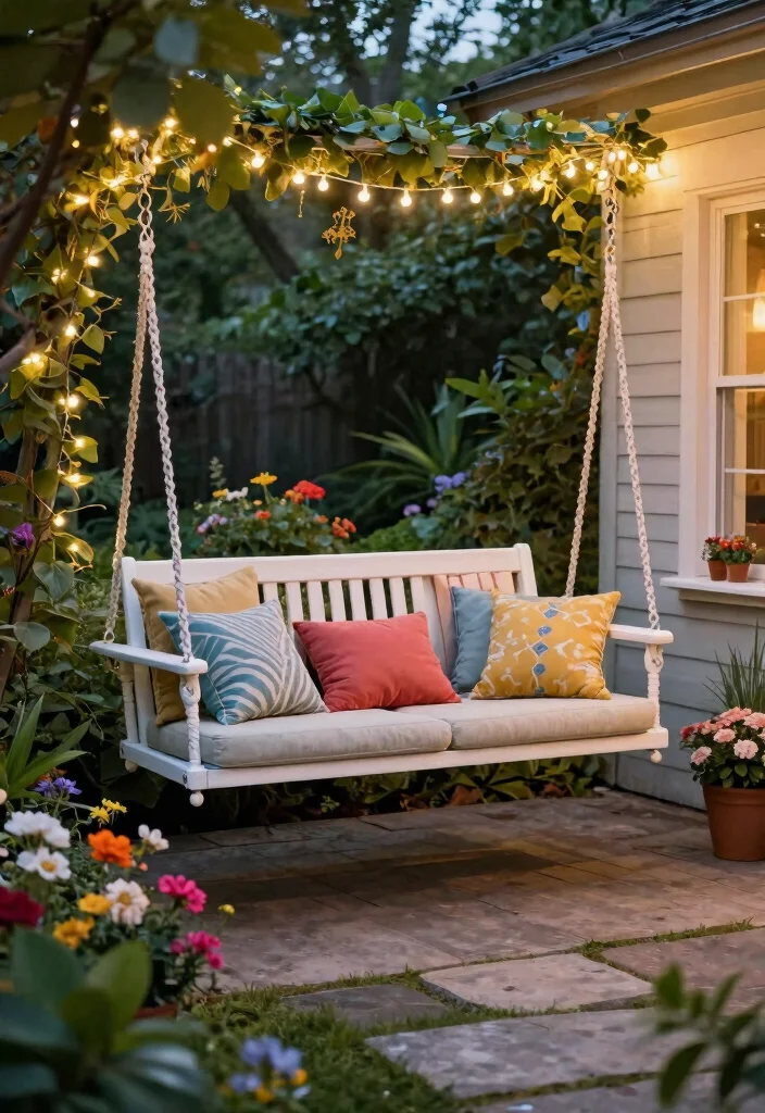 15 Swing Chair Outdoor Ideas That Hang Without Drilling Into Walls - 2. Porch Swing Without the Drill 1