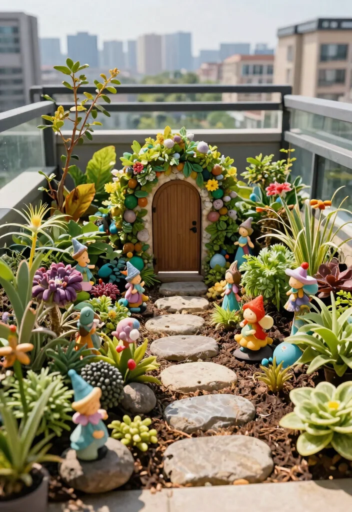 15 Terrace Garden Ideas for Small Spaces Without Soil Spills - 10. Fairy Garden Companions 1