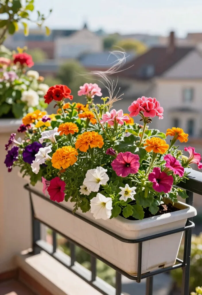 15 Terrace Garden Ideas for Small Spaces Without Soil Spills - 4. Window Box Flower Gardens 1